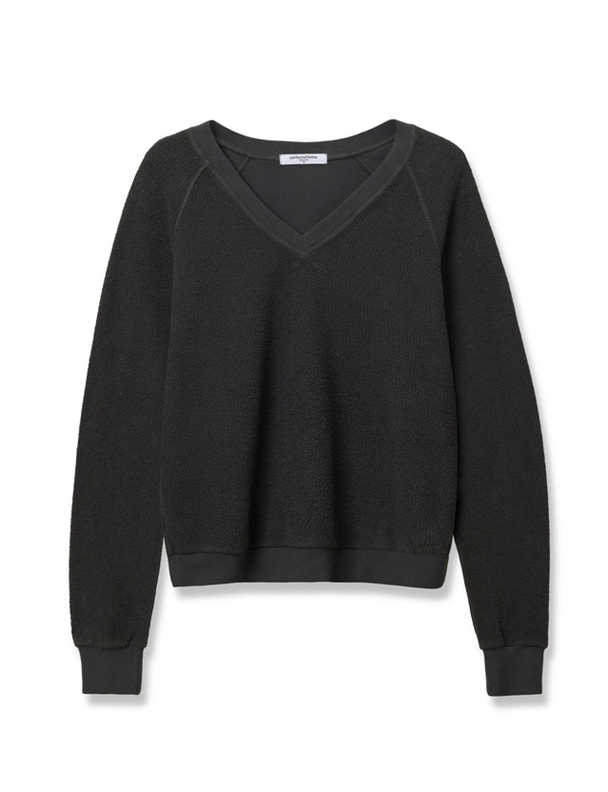 Zuri Reverse Fleece Sweatshirt, Vintage Black