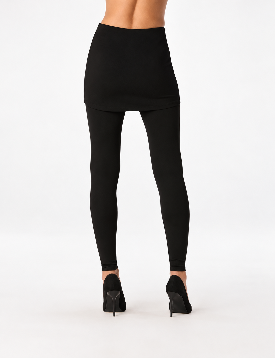 Holly Skirted Pants, Black