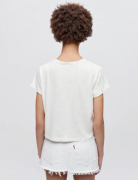 1950's Boxy Tee, Vintage White