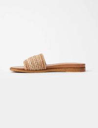 Destination Sandal, Natural Raffia