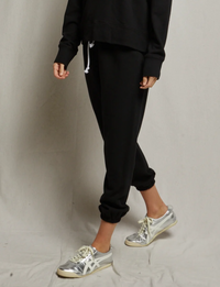 Johnny French Terry Sweatpant, True Black