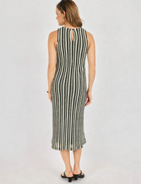 Moonlit Path Dress, Black/Ivory