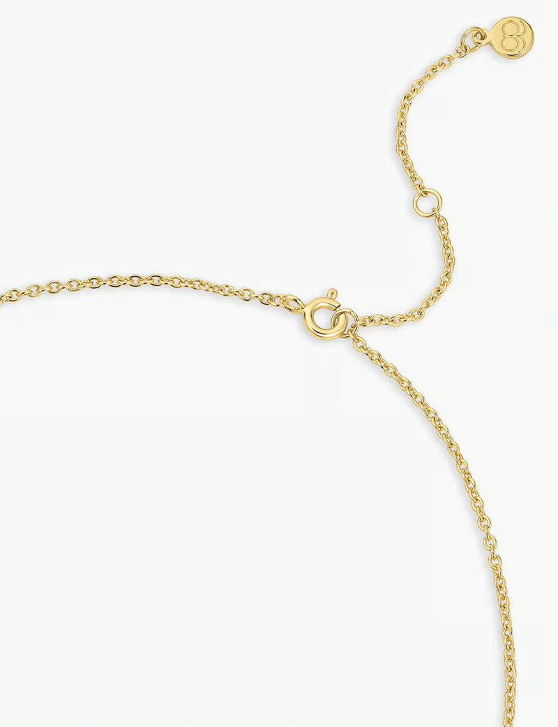 Crew Interlocking Necklace, Gold