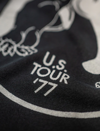 Fleetwood Mac U.S. Tour '77 Crew Tee, Coal