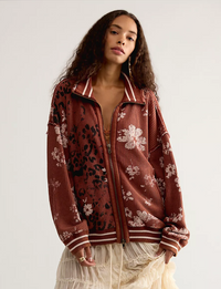 Print Mix Cardi, Whisper Pink/Combo
