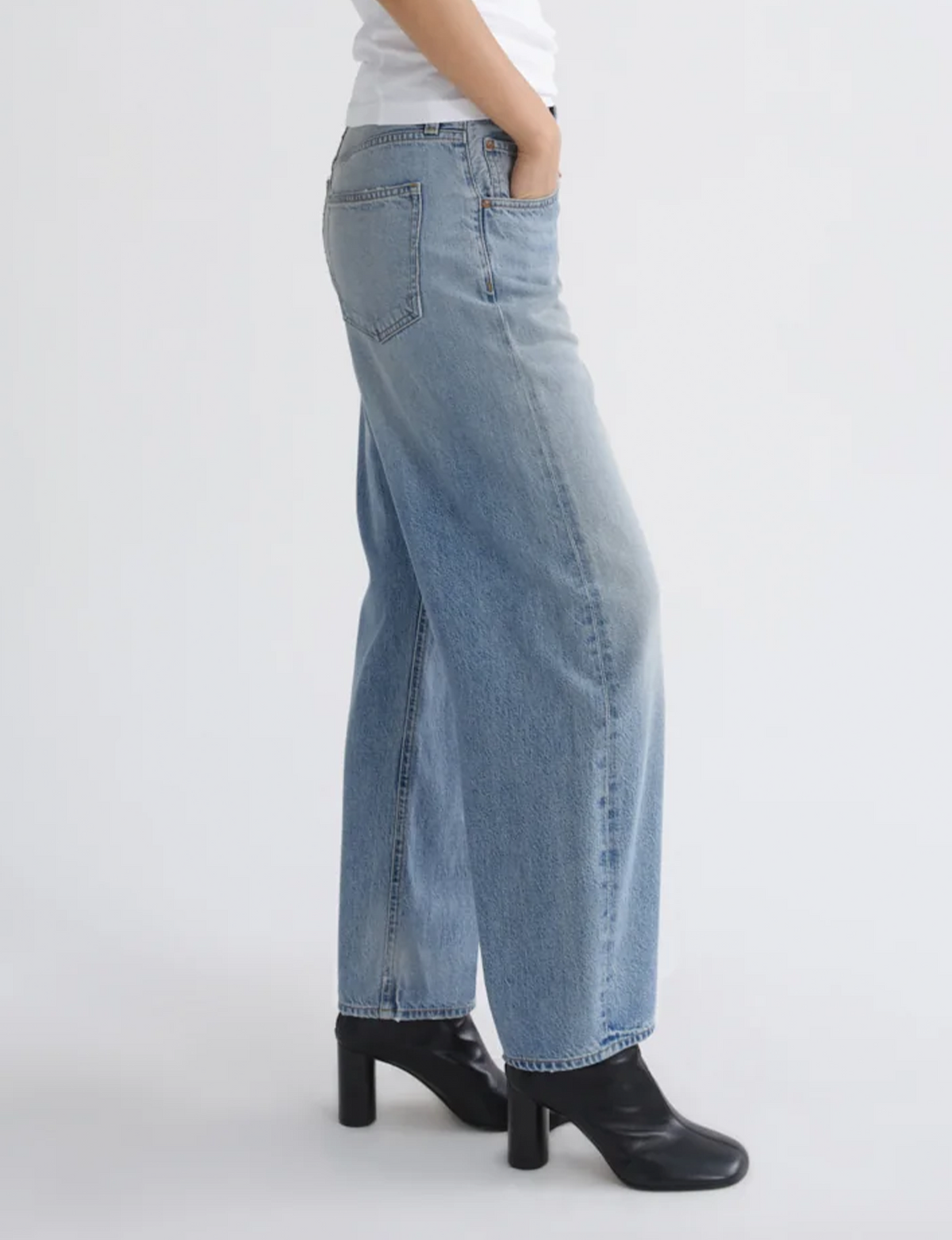 Low Curve Crop Jean, Reset