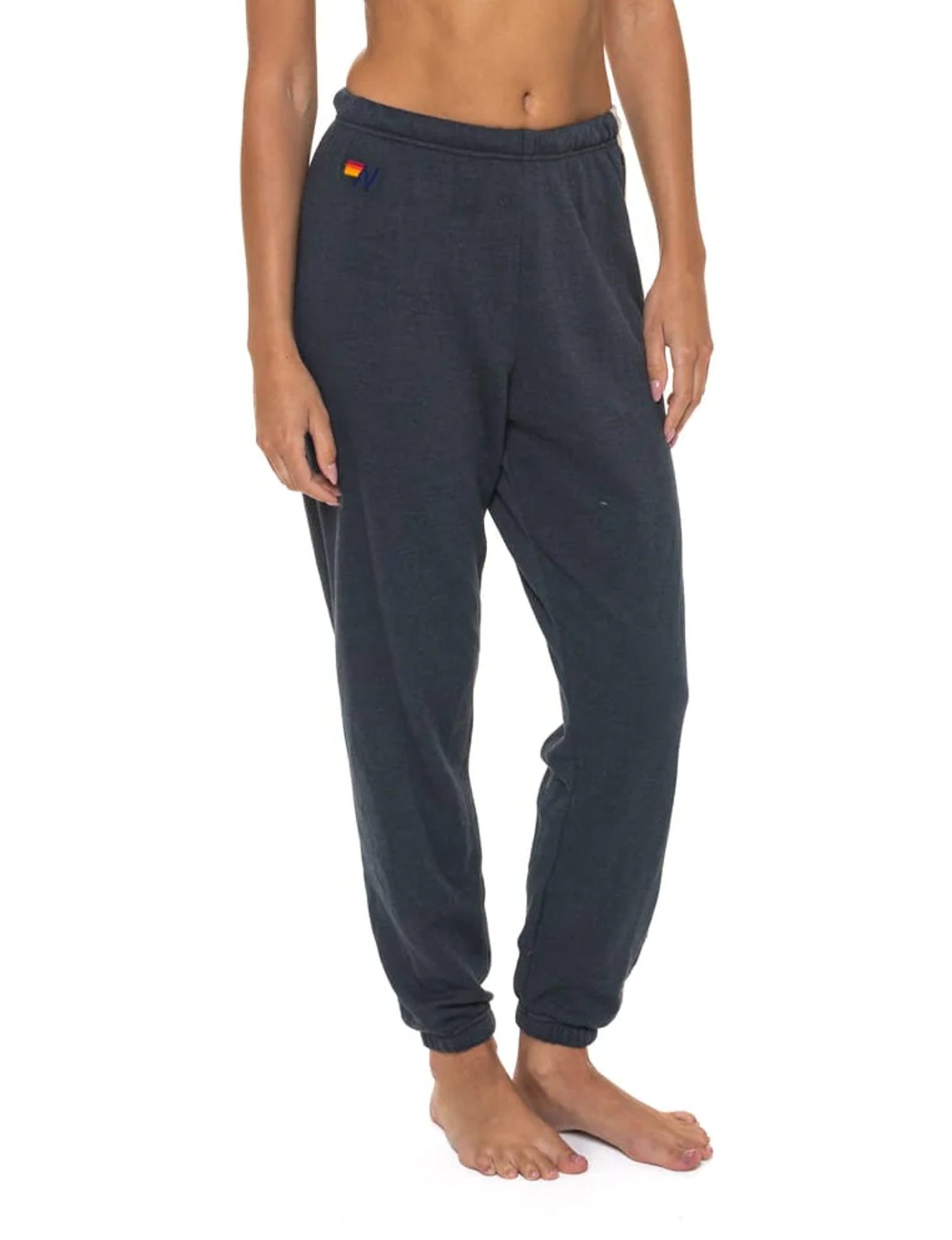 5 Stripe Sweatpants, Charcoal/Grey