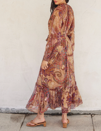 Wishing Well Maxi Dress, Royal Aster