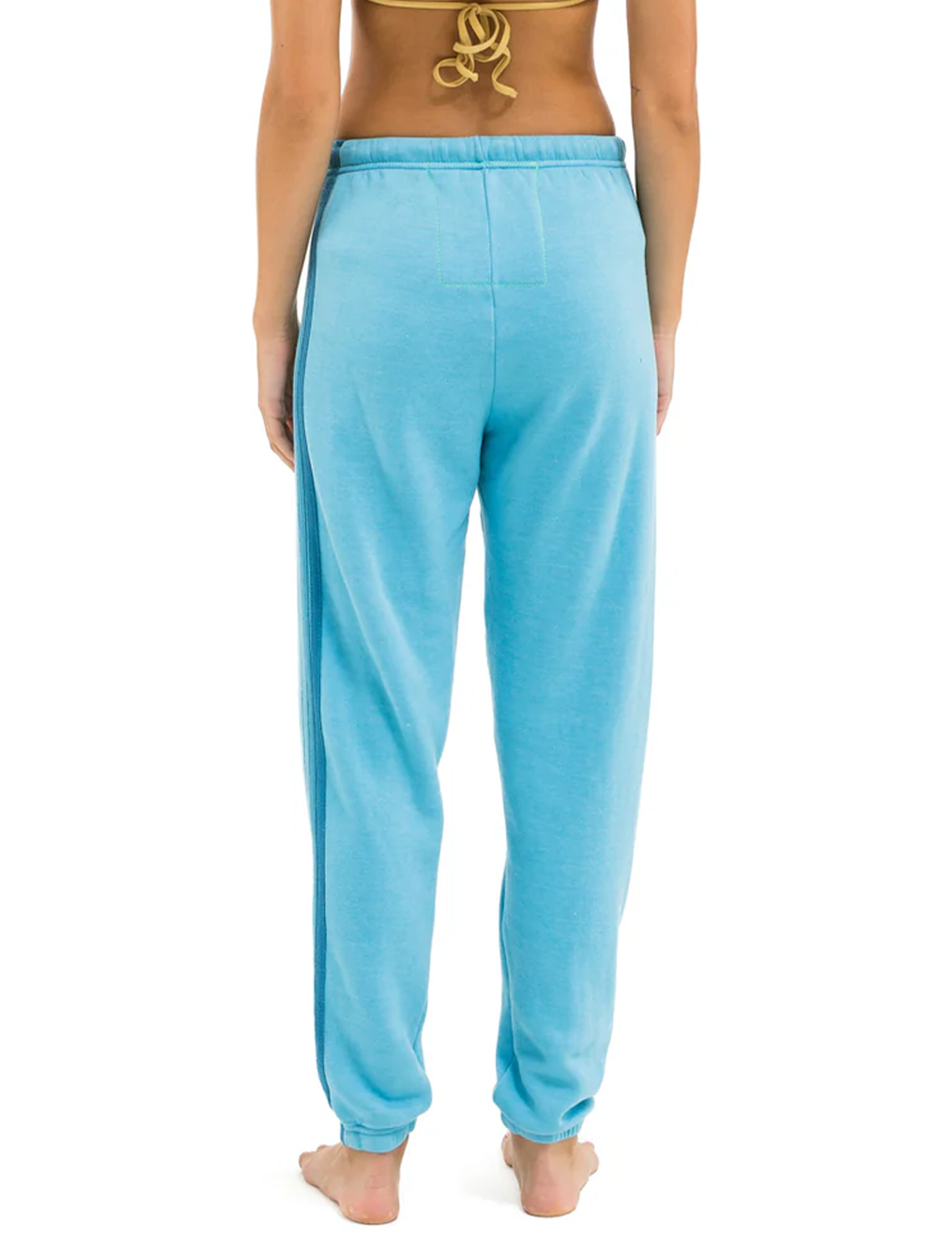 5 Stripe Sweatpants, Aquamarine/Aqua