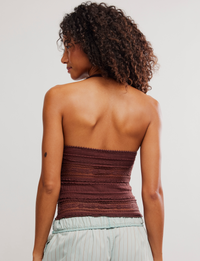 Flirty Frills Halter, Painted Chocolate