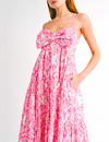 Amber Dress, Pink White