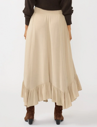 Bohemian Ruffle Skirt, Taupe