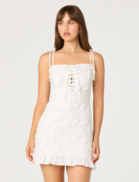 Breanna Dress, White