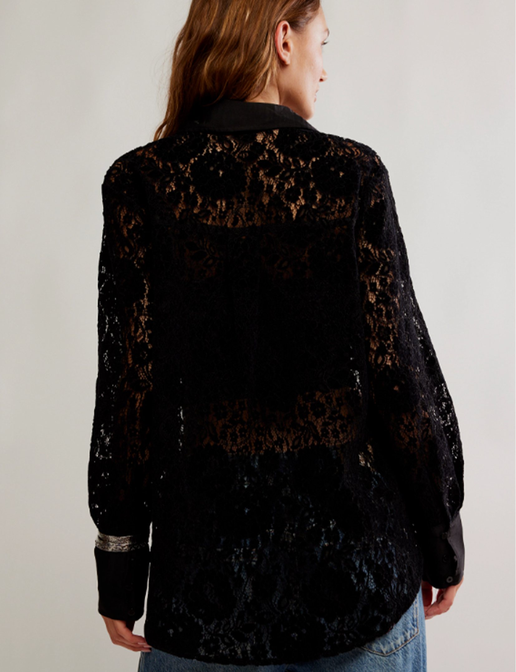 Faith Button Down Shirt, Black