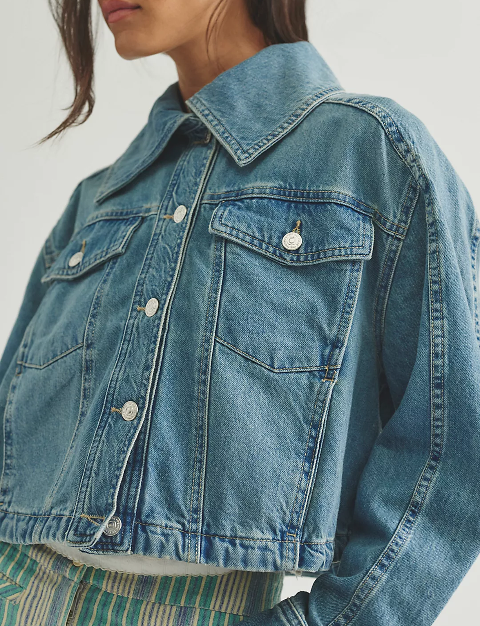 Side to Side Jacket, River Wash