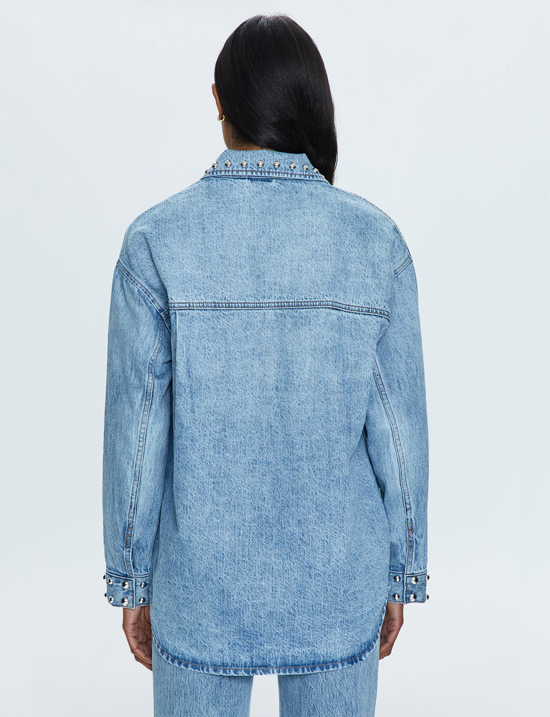 Mandy Denim Shacket, Satellite