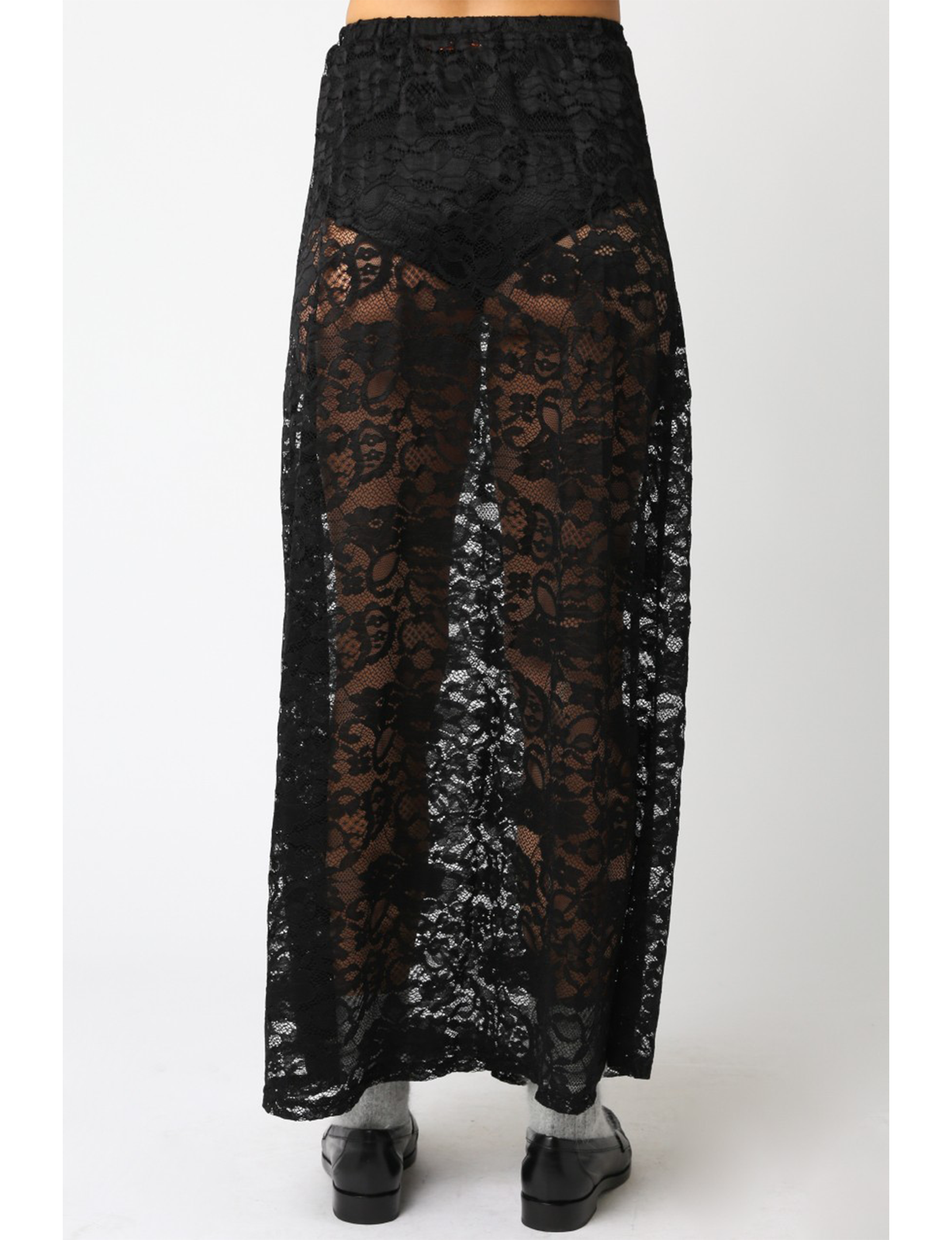 Sofia Laced Skirt, Black