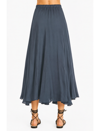 Sophia Midi Skirt, Deep Navy