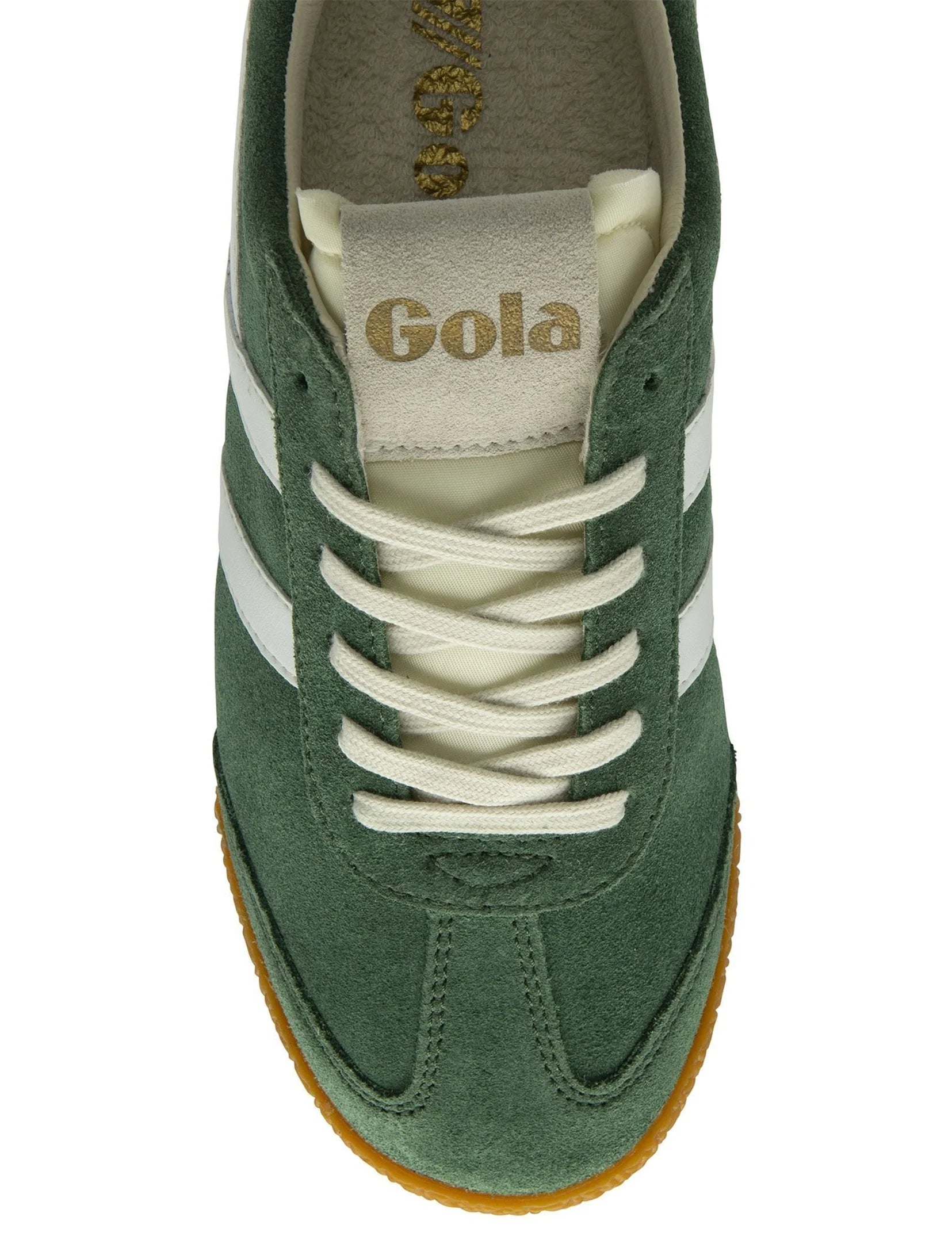 Elan Sneaker, Evergreen/White