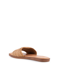 Palms Perfection Woven Slide, Tan