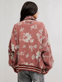 Print Mix Cardi, Whisper Pink/Combo