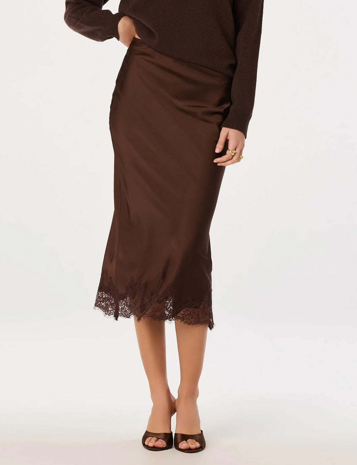 Blossom Skirt, Brown