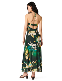 Strada Dress, Golden Palm