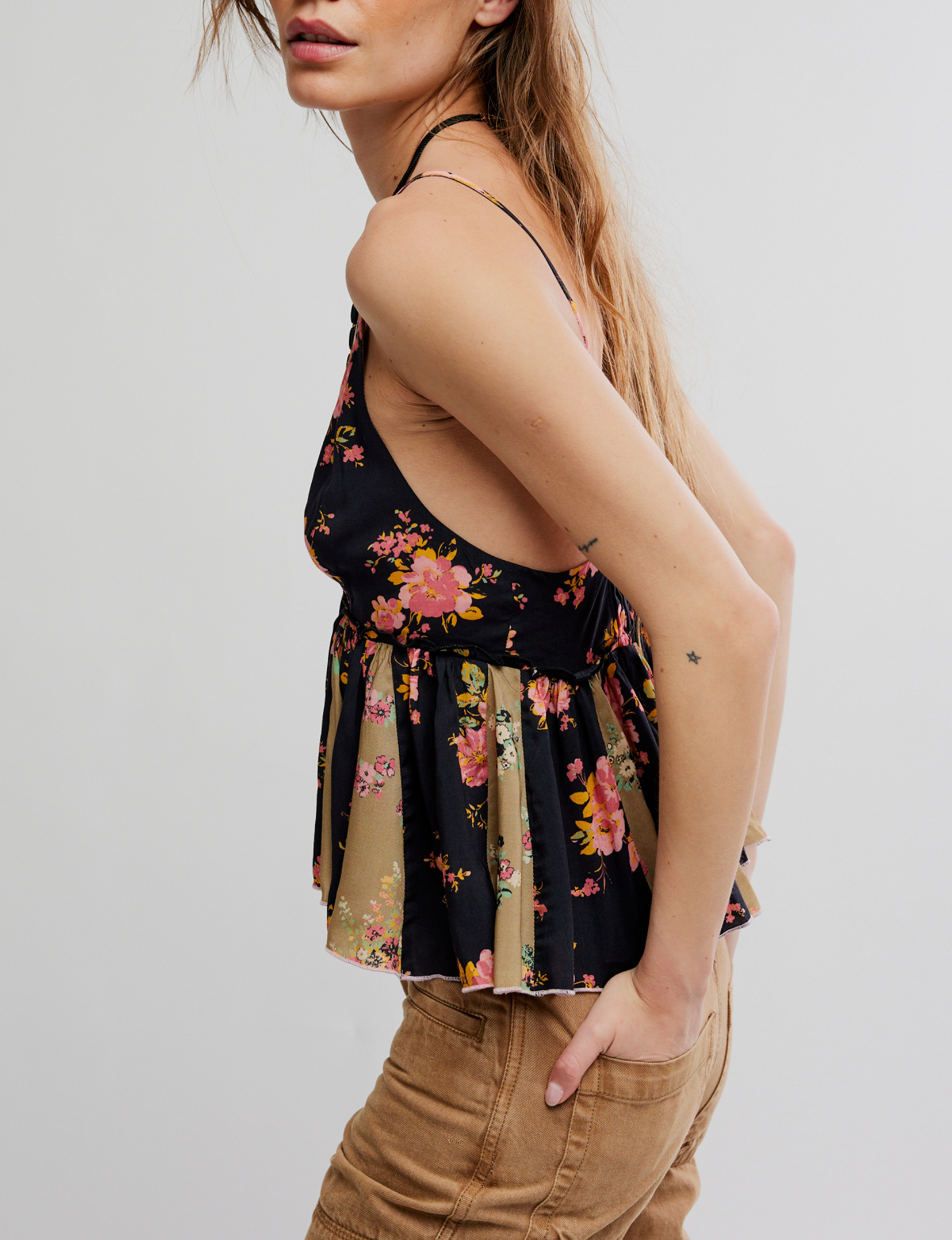 Tillie Top, Black/Combo