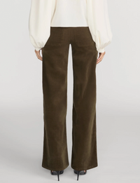Le Slim Corduroy Modernist Palazzo, Rich Military