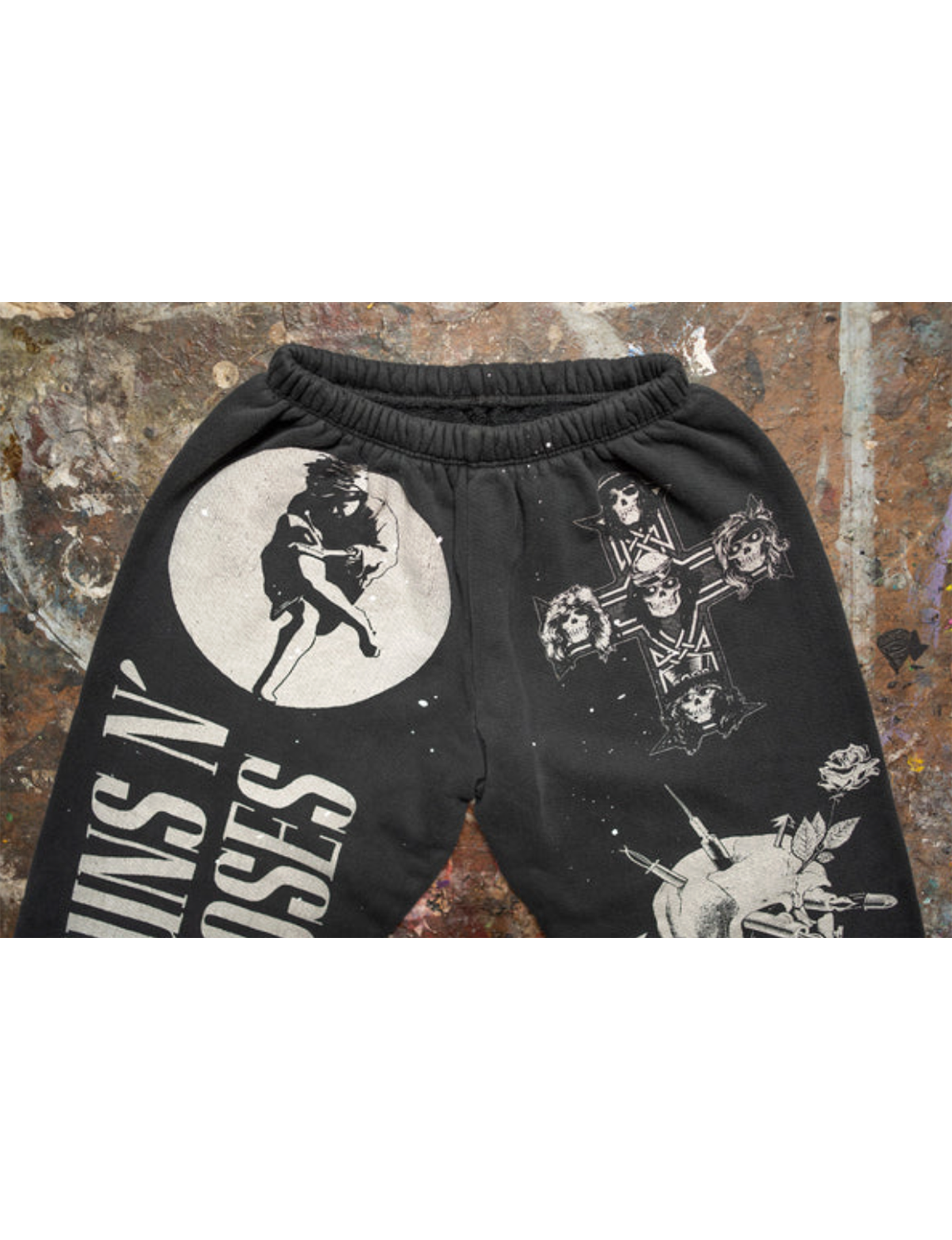 Guns N' Roses P.E. Sweatpant, Coal