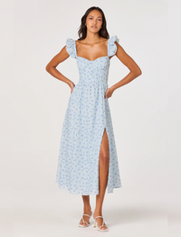 Wedelia Dress, Blue Floral