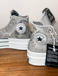 Converse X Rick Owens Drkshdw High Top Sneakers, Overdyed Concrete