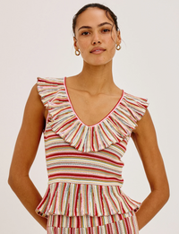 Carmelita Top, Havana Stripe