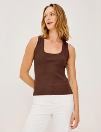 Bobbie Tank Top, Espresso