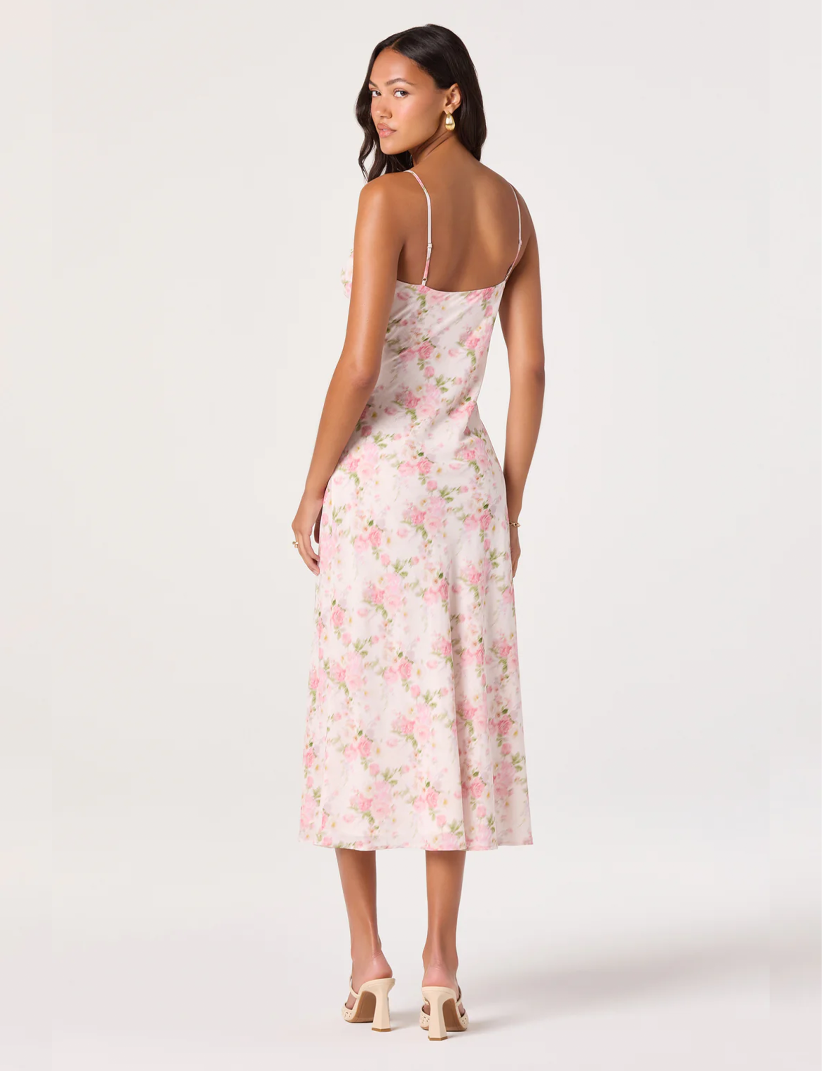 Liran Dress, Pink Floral