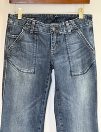 Citizens Of Humanity Pocket Patch Flare Jean, Dark Denim