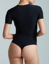 Butter Short Sleeve Bodysuit, Midnight Black