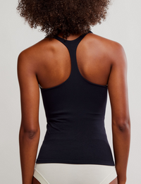 Clean Lines Racerback Cami, Black