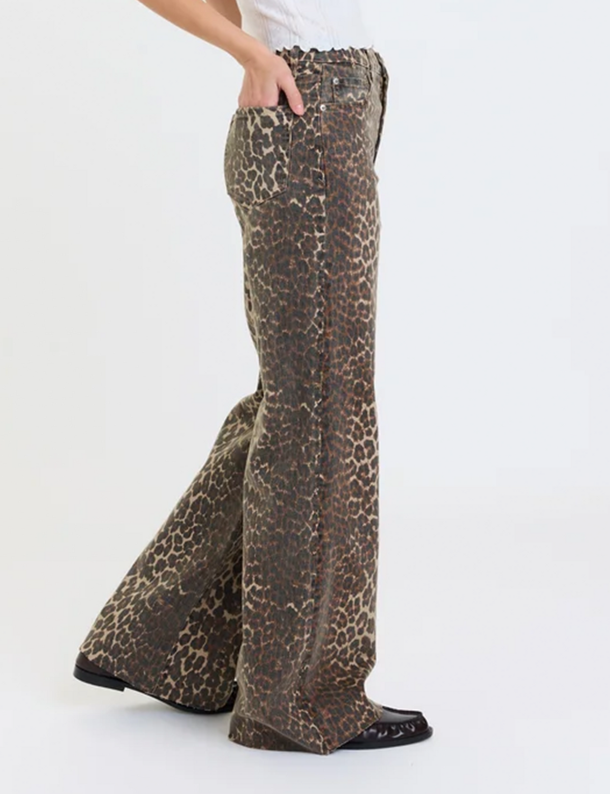 Far Out Wide Leg Pant, Cool Cat
