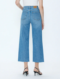 Lana Crop Wide Leg Denim, Wild Heart
