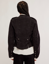 Lotty Velvet Jacket, Black