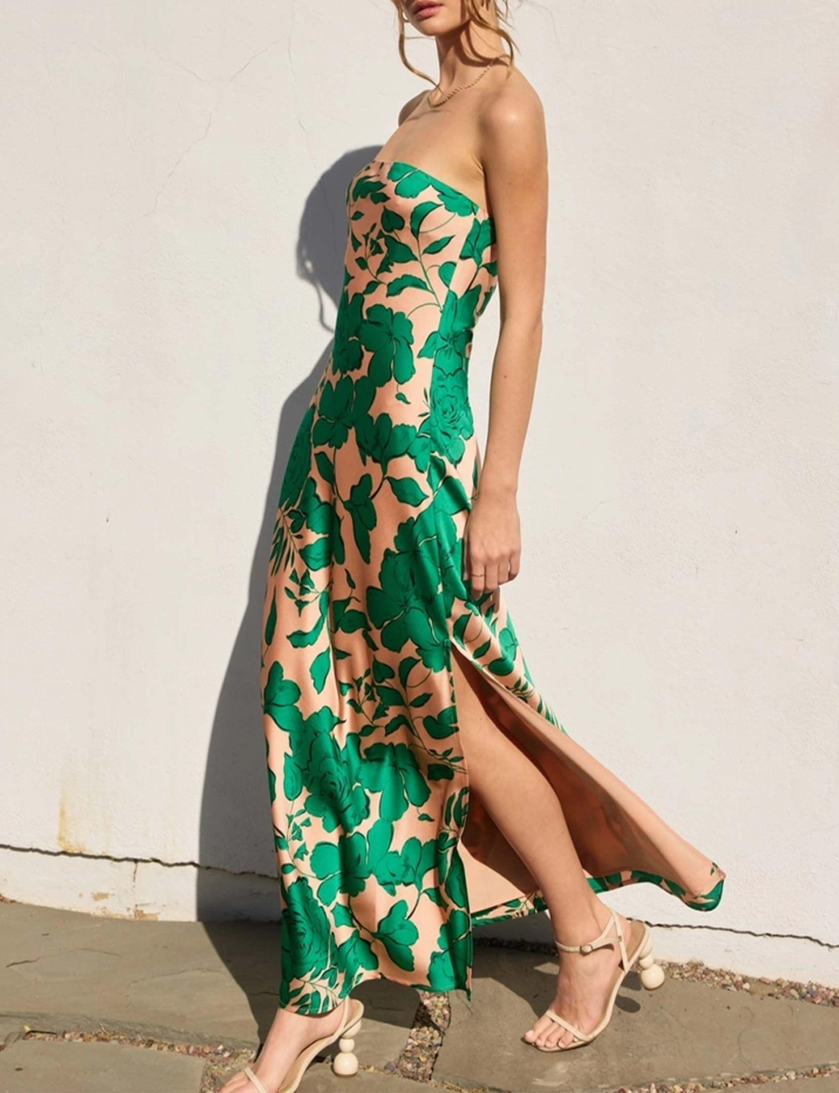 Heavy Heart Maxi Dress, Lush Meadow