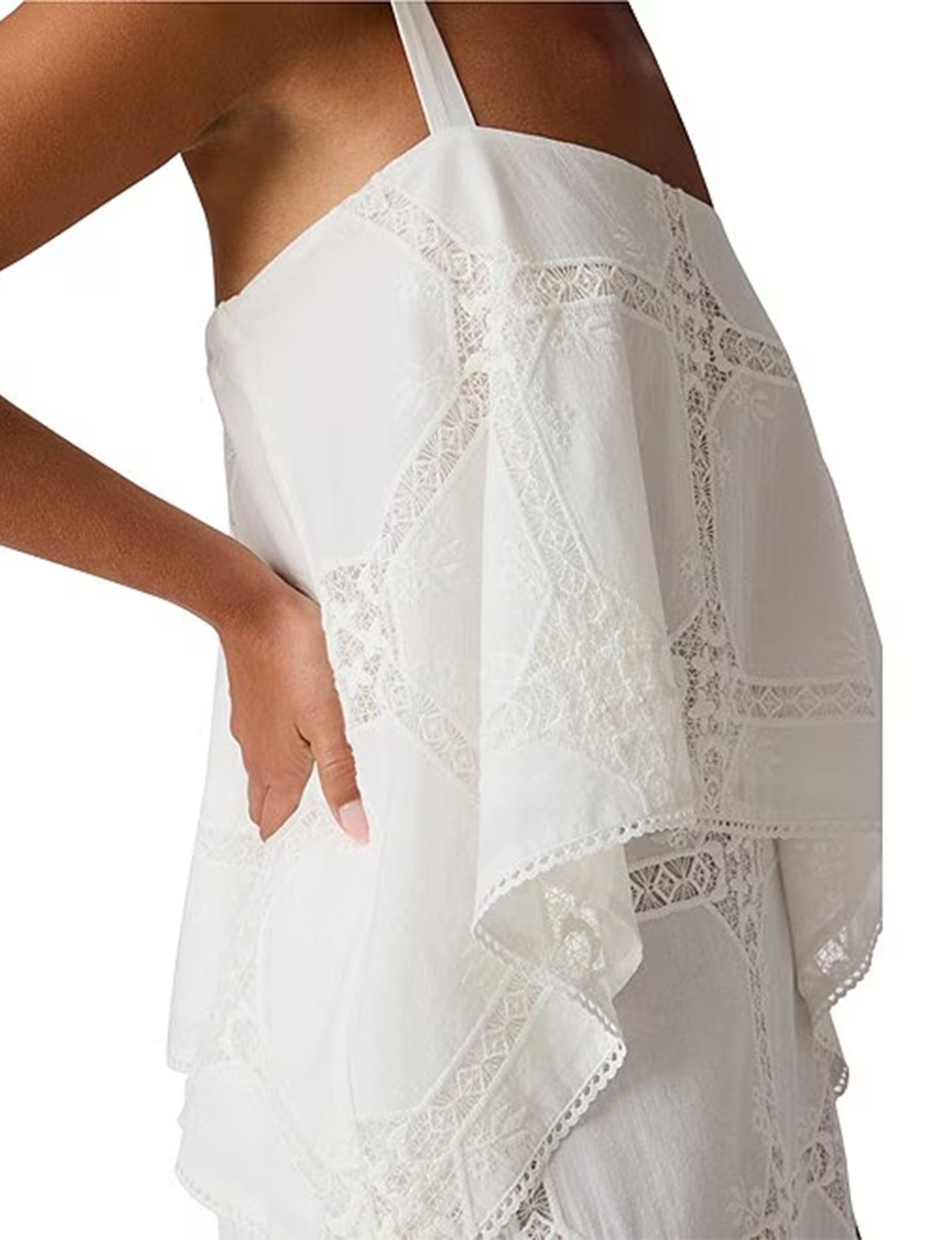 Ainslee Eyelet Top, Antique