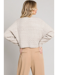 Marbled Sweater, Soft Sage