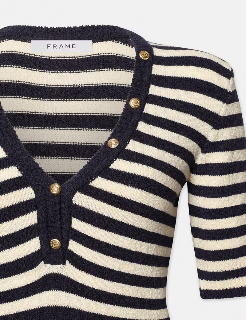 Femme Mariner Sweater, Navy Multi