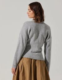 Saffi Sweater, Heather Grey