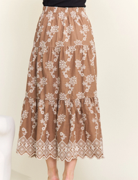 Reyna Maxi Skirt, Mocha
