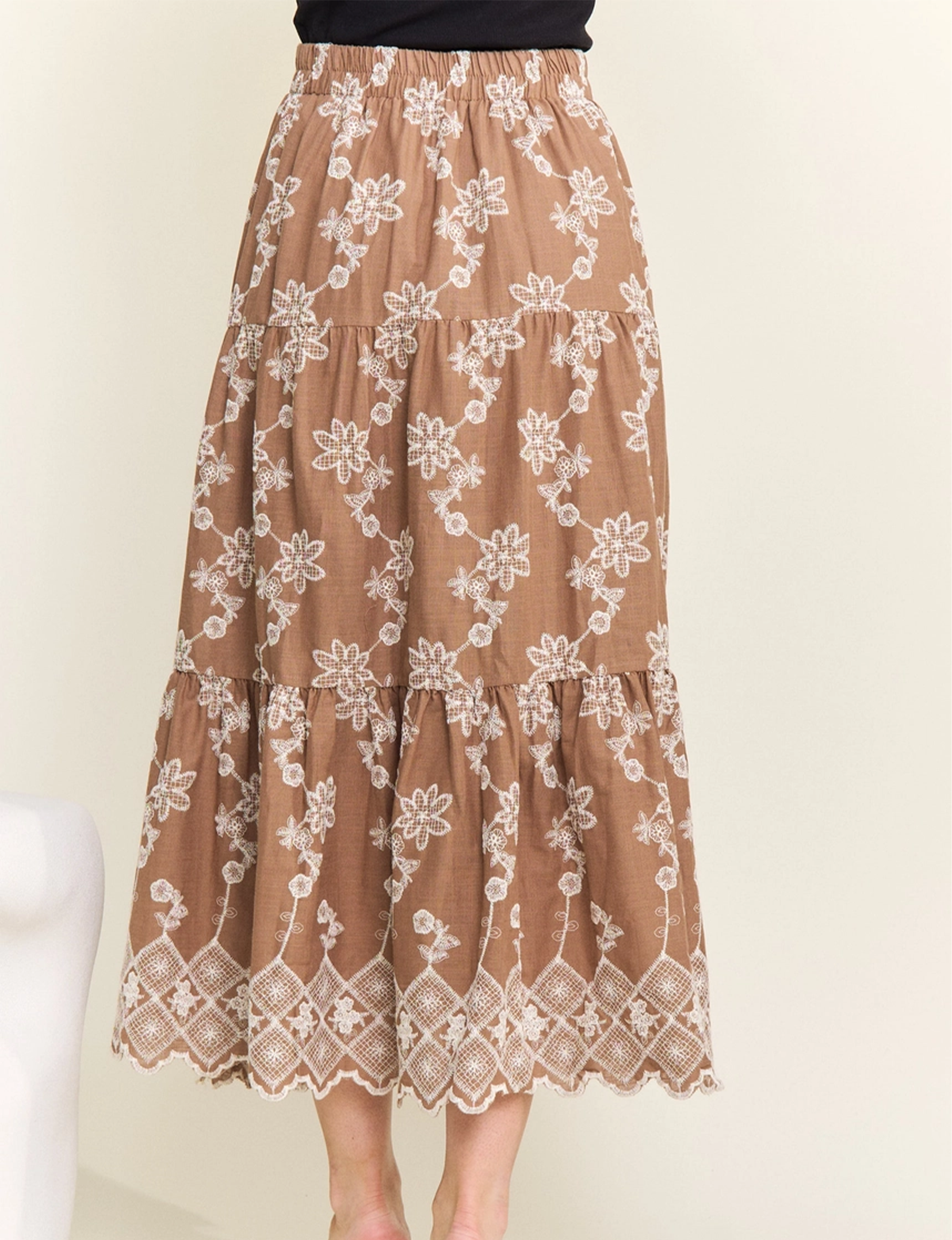 Reyna Maxi Skirt, Mocha