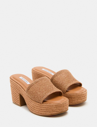 Trippy Platform Sandal, Cognac