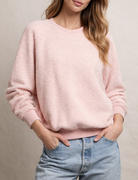 Ziggy Inside Out Sweatshirt, Vintage Pink